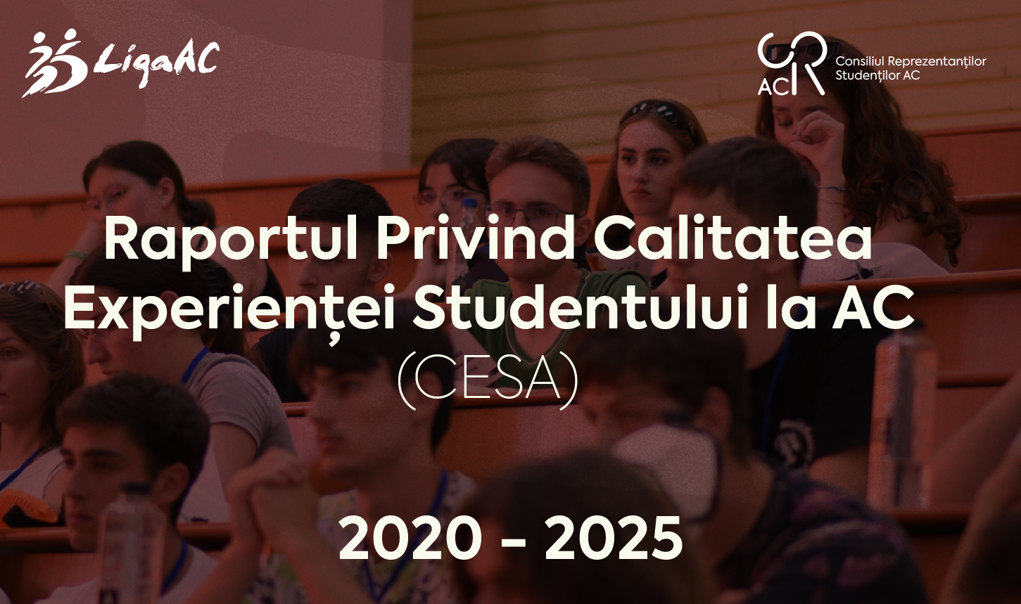 Raportul Privind Calitatea Experienței Studentului la AC (CESA)  2020 - 2025